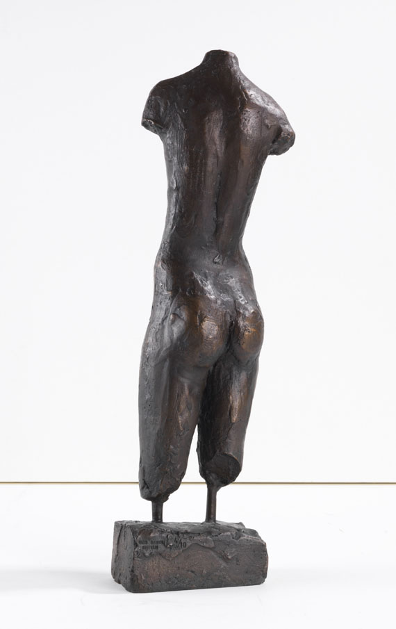 Gerhard Marcks - Weiblicher Torso - Rückseite