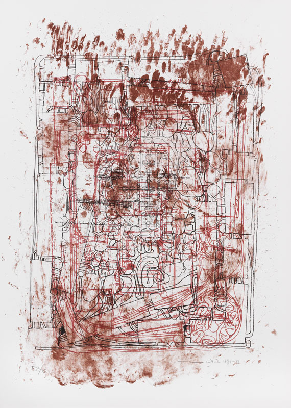 Hermann Nitsch - Architektur des Orgien und Mysterien Theaters (Mappe I) - Weitere Abbildung