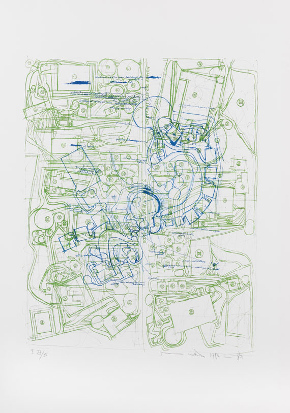 Hermann Nitsch - Architektur des Orgien und Mysterien Theaters (Mappe I) - Weitere Abbildung
