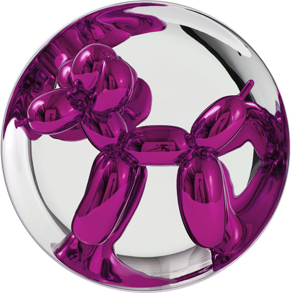 Jeff Koons - Balloon Dogs. Balloon Dog (Yellow). Balloon Dog (Orange). Balloon Dog (Magenta)