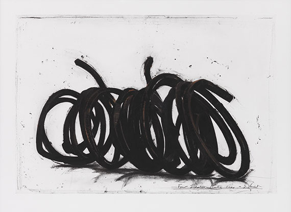 Bernar Venet - Four indeterminate Lines