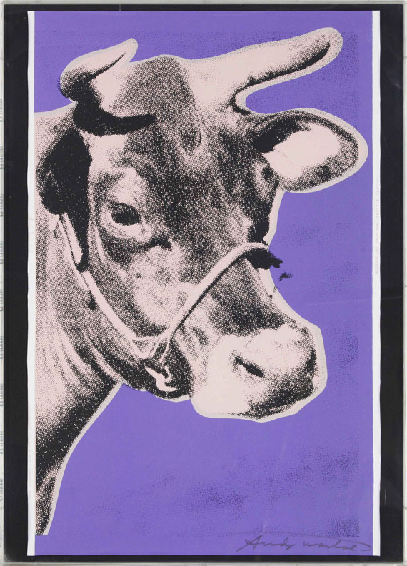 Andy Warhol - Cow - Rahmenbild