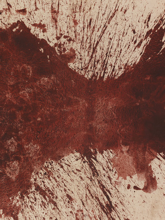 Hermann Nitsch - Ohne Titel (Schüttbild)