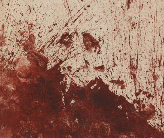 Hermann Nitsch - Ohne Titel (Schüttbild)