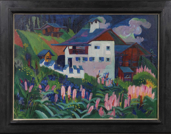 Ernst Ludwig Kirchner - Unser Haus - Rahmenbild