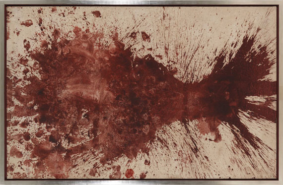 Hermann Nitsch - Ohne Titel (Schüttbild)