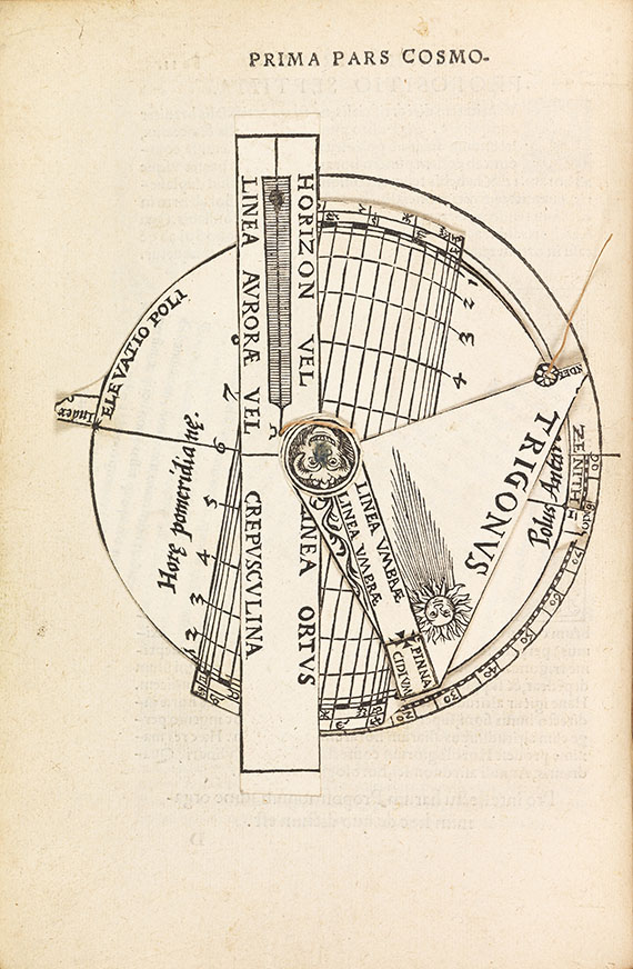 Peter Apian - Cosmographia - Weitere Abbildung