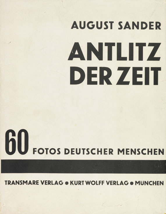 August Sander - Antlitz der Zeit