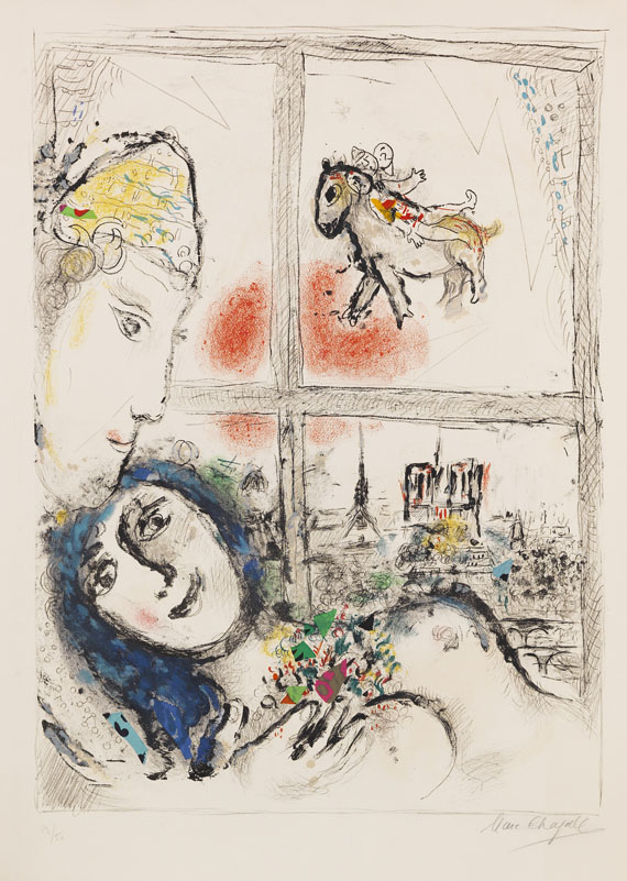 Chagall - Paris de la fenêtre