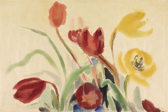 Emil Nolde - Rote und gelbe Tulpen