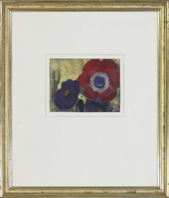 Emil Nolde - Anemonen - Rahmenbild