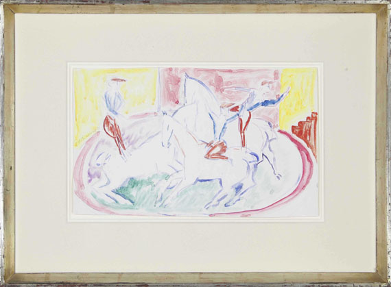 Ernst Ludwig Kirchner - Zirkus - Rahmenbild
