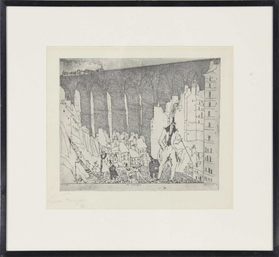 Lyonel Feininger - The Disparagers (Die Höhnenden / Die Ausgestoßenen) - Rahmenbild