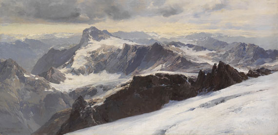 Edward Theodore Compton - Die Alpen von Graubünden vom Tödi aus