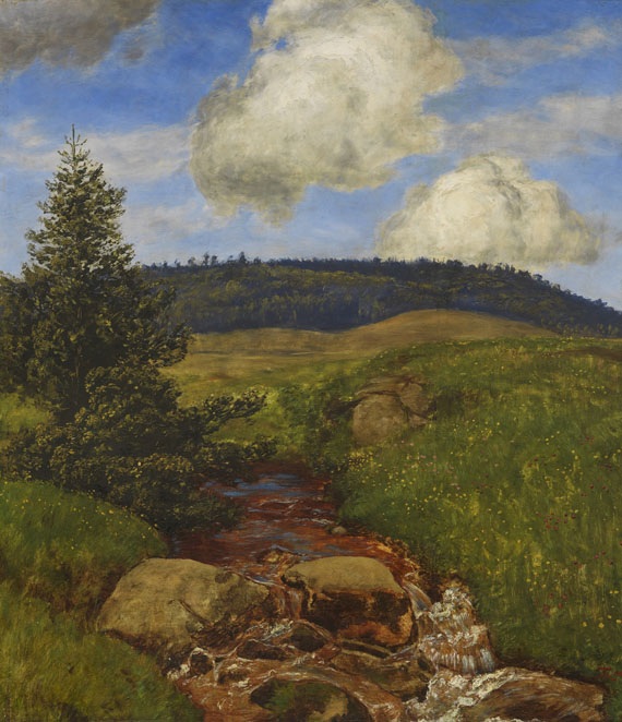 Hans Thoma - Schwarzwaldbach