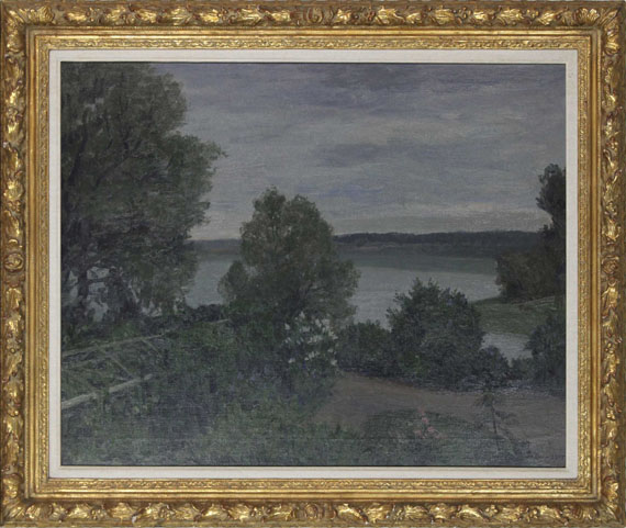Walter Leistikow - Garten in Grünheide - Rahmenbild