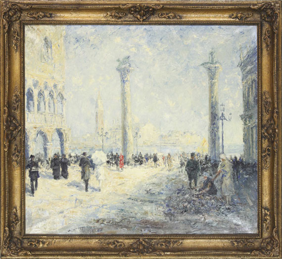 Otto Pippel - Ostern in Venedig - Rahmenbild