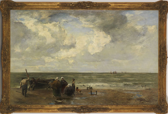 Joseph Wopfner - An der Nordseeküste - Rahmenbild