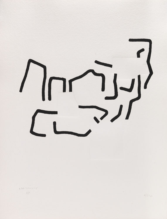 Eduardo Chillida - Hommage à Johann Sebastian Bach, Folge von 12 Blatt, Mappenwerk - Weitere Abbildung