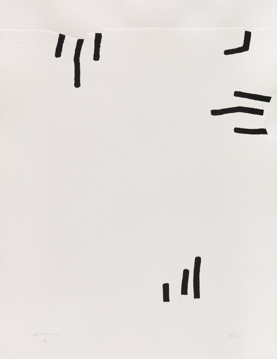 Eduardo Chillida - Hommage à Johann Sebastian Bach, Folge von 12 Blatt, Mappenwerk - Weitere Abbildung