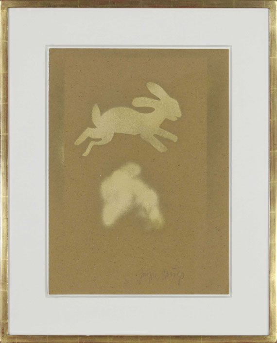 Joseph Beuys - Goldhase - Rahmenbild