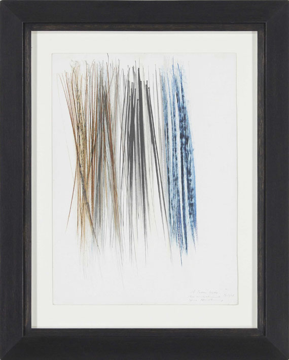 Hans Hartung - Ohne Titel (P.M. 1961-66) - Rahmenbild