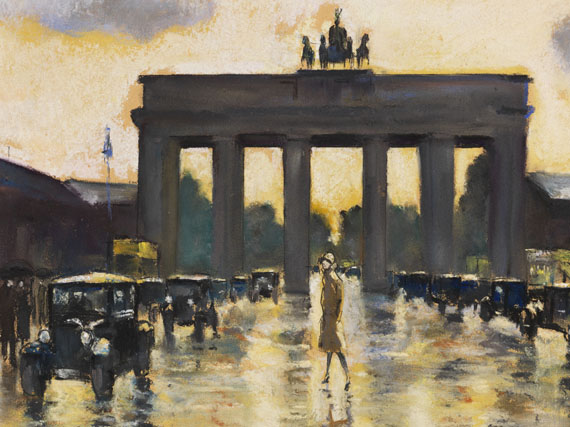 Lesser Ury - Brandenburger Tor vom Pariser Platz aus gesehen - Weitere Abbildung