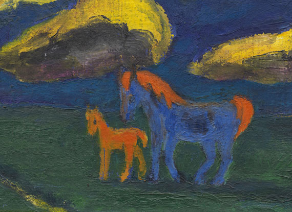 Emil Nolde - Landschaft mit Mutterpferd - Weitere Abbildung