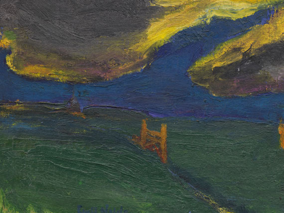 Emil Nolde - Landschaft mit Mutterpferd - Weitere Abbildung