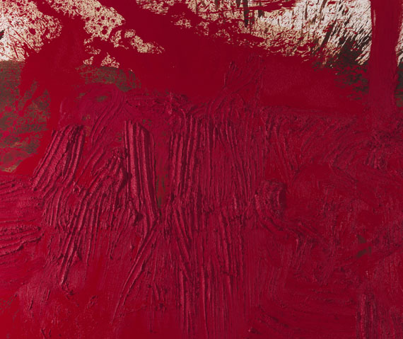 Hermann Nitsch - Bodenschüttbild (38. Malaktion 1996)