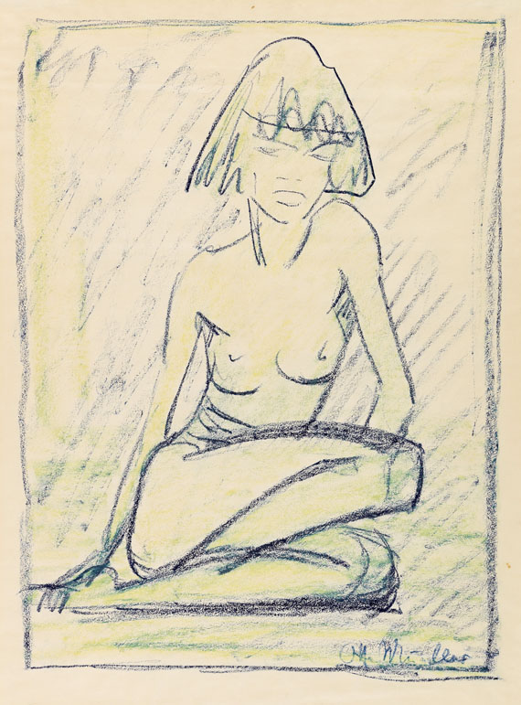 Sitzender weiblicher..., 1925