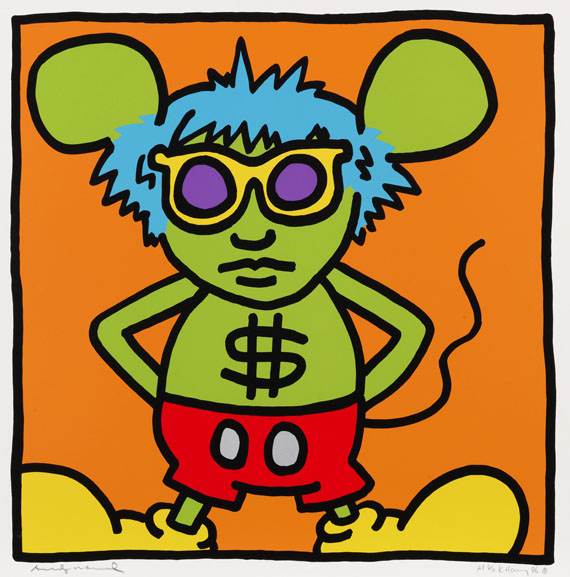 Keith Haring - Andy Mouse (4 Blatt) - Weitere Abbildung