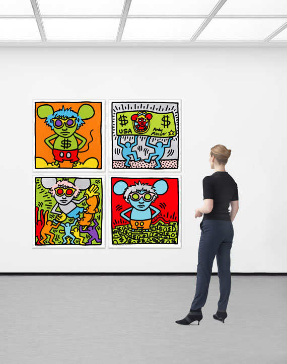 Keith Haring - Andy Mouse (4 Blatt) - Weitere Abbildung