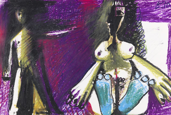 Pablo Picasso - Jeune garçon et femme assise - Weitere Abbildung