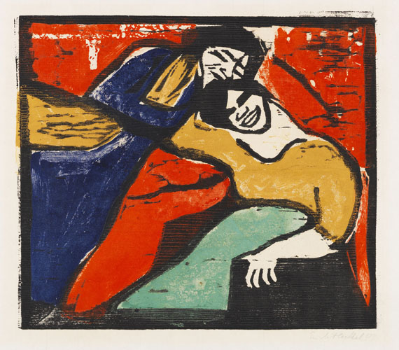 Erich Heckel - Zwei ruhende Frauen