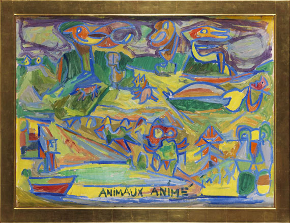 Asger Jorn - Ohne Titel (Didaska) - Rahmenbild