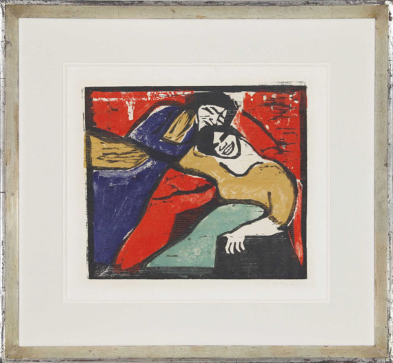 Erich Heckel - Zwei ruhende Frauen - Rahmenbild