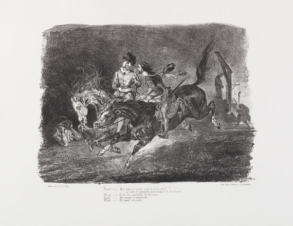 Eugène Delacroix - Faust-Illustrationen - Weitere Abbildung