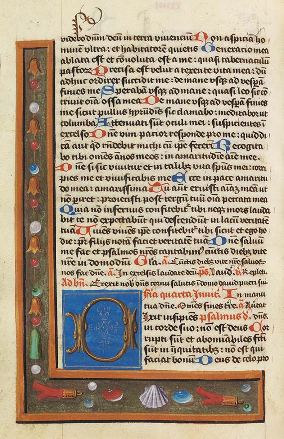  Manuskripte - Gebetbuch auf Pergament. Ende des 15. Jhs - Weitere Abbildung
