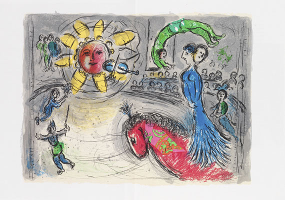 Marc Chagall - 4 Hefte Derrière le miroir. Dabei: Verve und Chagall Monumental