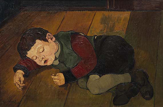 Josef Scharl - Schlafendes Kind