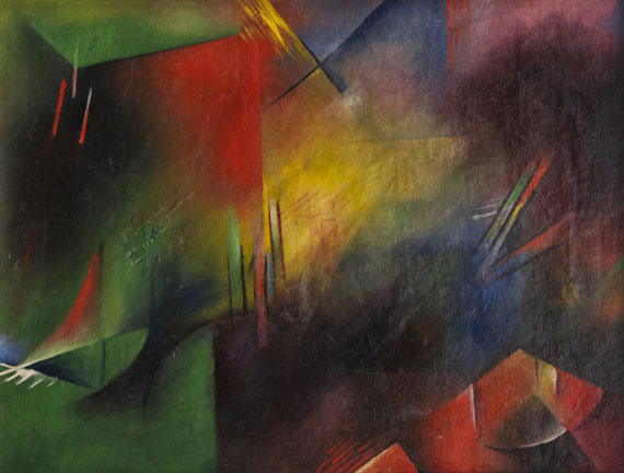 Georg Muche - Ohne Titel (Stillleben / Abstrakte Komposition)