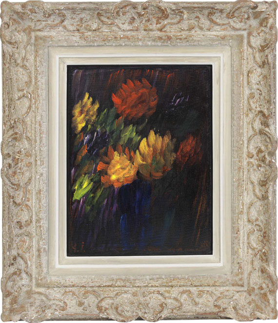 Alexej von Jawlensky - Grosses Stilleben: Chrysanthemen - Rahmenbild