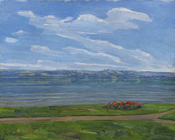 Wilhelm Trübner - Aussichtsplatz am Starnberger See