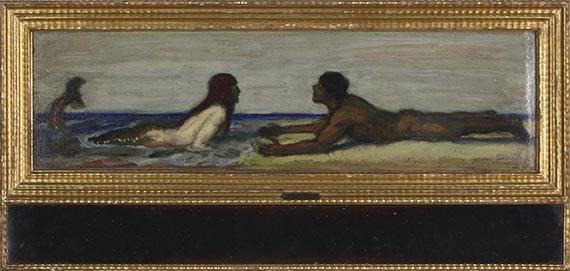 Franz von Stuck - Meerweibchen - Rahmenbild