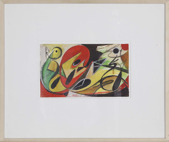 Ernst Wilhelm Nay - Liegende - Rahmenbild