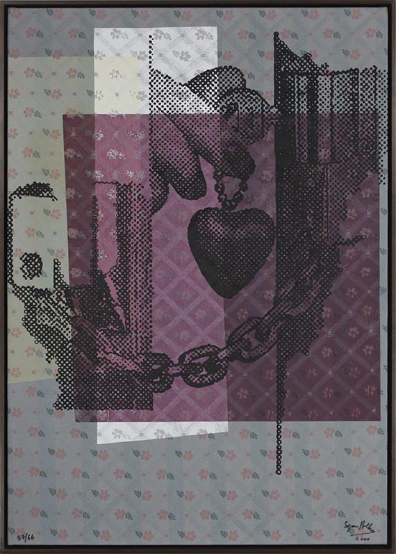 Sigmar Polke - S.H. - oder die Liebe zum Stoff, 2000 - Rahmenbild