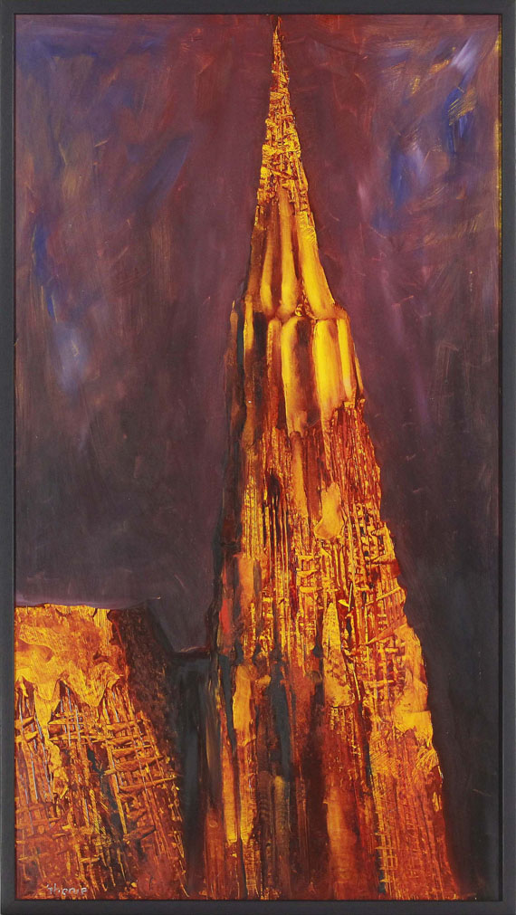 Adrian Ghenie - Ohne Titel (Stephansdom) - Rahmenbild