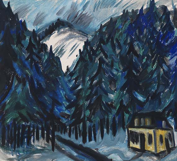 Erich Heckel - Erzgebirgslandschaft im Winter - Weitere Abbildung