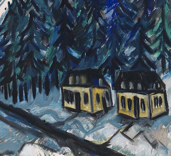 Erich Heckel - Erzgebirgslandschaft im Winter - Weitere Abbildung